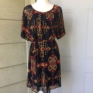 NEW Enfocus Studio Aztec Pattern Dress